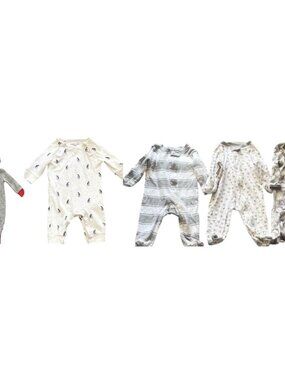 Baby Clothes Lot 0-3 Months Burt’s Bees Janie Jack Cat Jack Bundle